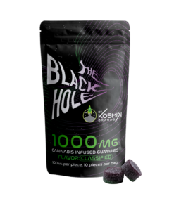 black gummy strain for sale in stock at affordable prices. shop The Black Hole - Green gummies online at kosmikbrandshop best online kosmik gummies shop.