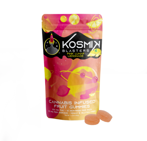pink lemonade gummies for sale in stock at affordable prices, shop Pink Lunar Lemonade gummies online at kosmikbrandshop best online Blasters shop.
