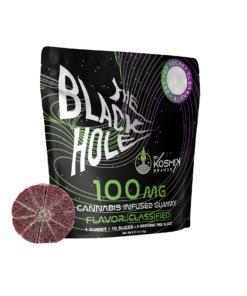 kosmik black hole gummies for sale in stock at affordable prices, shop The Black Hole Multiserve – Green (100 mg) edibles online at kosmikbrandshop.