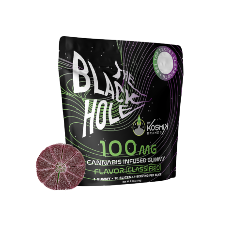 kosmik black hole gummies for sale in stock at affordable prices, shop The Black Hole Multiserve – Green (100 mg) edibles online at kosmikbrandshop.