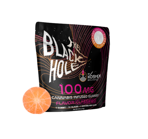 kosmik edibles for sale in stock at affordable prices, shop The Black Hole Multiserve – Pink (100 mg) edibles online at kosmikbrandshop.