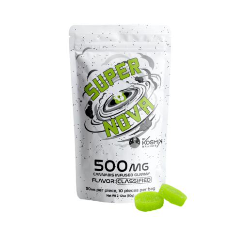 Supernova - Green for sale in stock at affordable prices, shop Supernova - Green 500mg online at kosmikbrandshop best online supernova edibles shop.